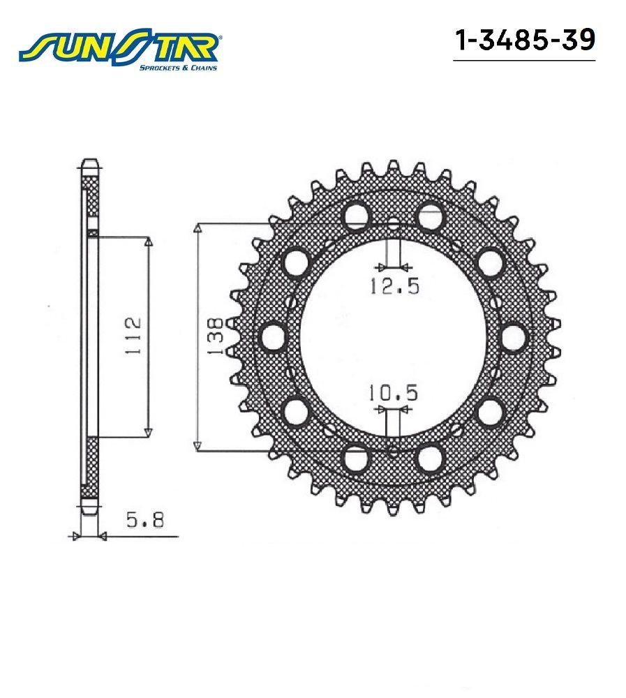 X-ADV%20750%20%20NC%20X%20750%20NC%20S%20750%20%20INTEGRA%20750%20%20FORZA%20750%20%20INTEGRA%20700%20%20CBR%20500R%20%20CB%20500F%20SUNSTAR%201-3485-39%20ARKA%20DİŞLİ%20(ÇELİK)