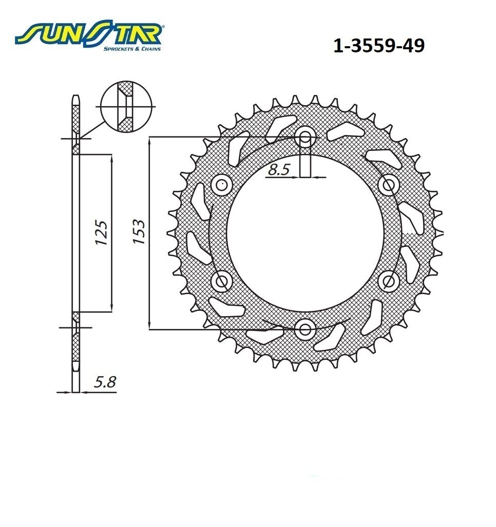 CRF%20250R%20CRF%20450X%20%20BETA%20RR%202T%20ENDURO%20300%20SUNSTAR%201-3559-49%20ARKA%20DİŞLİ%20(ÇELİK)