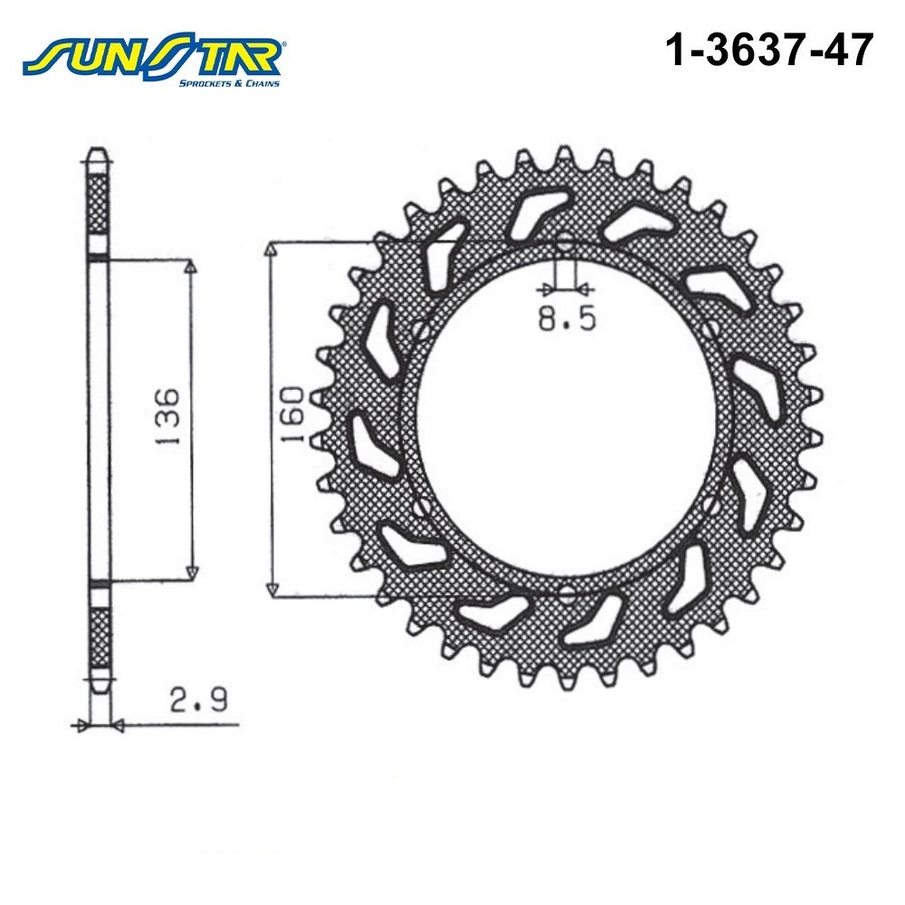 SUNSTAR%201-3637-47%20ARKA%20DİŞLİ%20(ÇELİK)