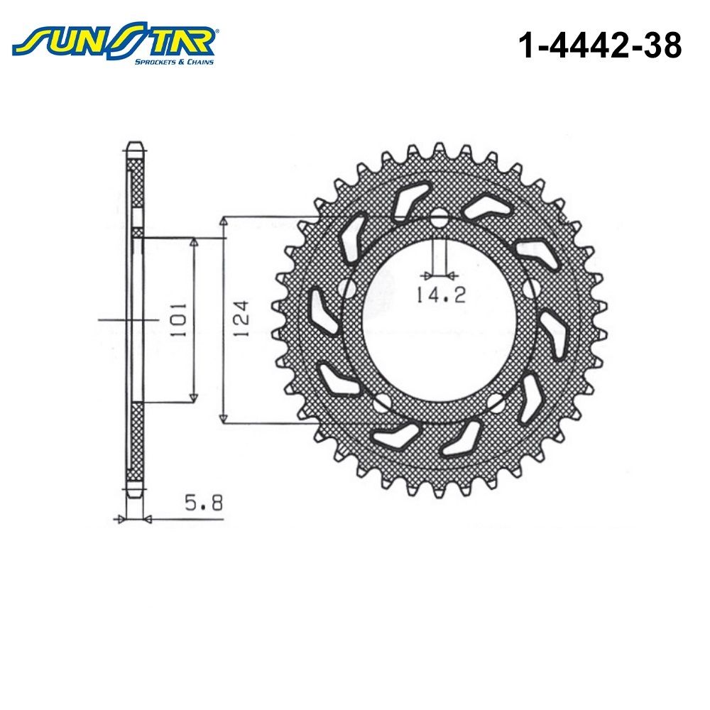 SUPER%20DUKE%20990%20%20RC8/R%20%20%20SUNSTAR%201-4442-38%20ARKA%20DİŞLİ%20(ÇELİK)