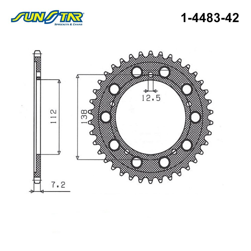 CBR%20650R%20CBR%20650F%20%20CBR%20650R%20%20CB%20650F%20%20CBF%20600%20CBF%20500%20%20SHADOW%20750%20%20YAMAHA%20R%201/M%20%20SUNSTAR%201-4483-42%20ARKA%20DİŞLİ%20(ÇELİK)