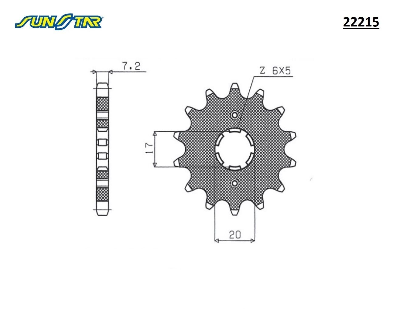 CB%20125F%20%20%20%20%20CBR%20125R%20%20%20CB%20125R%20%20SUNSTAR%2022215%20ÖN%20DİŞLİ%20(ÇELİK)