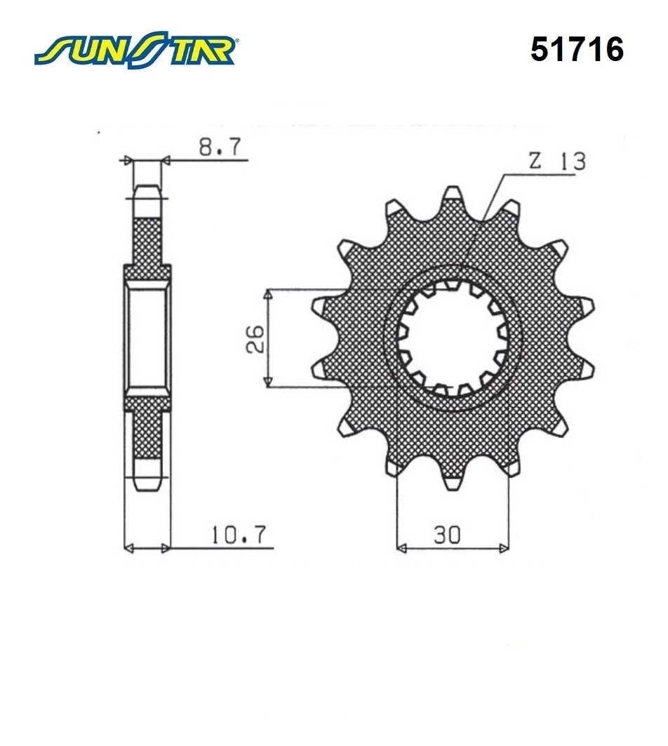 FZ1%20/FAZER%20%20%20YAMAHA%20R1%20%20%20%20XJR%201200%20%20%20SUNSTAR%2051716%20ÖN%20DİŞLİ%20(ÇELİK)