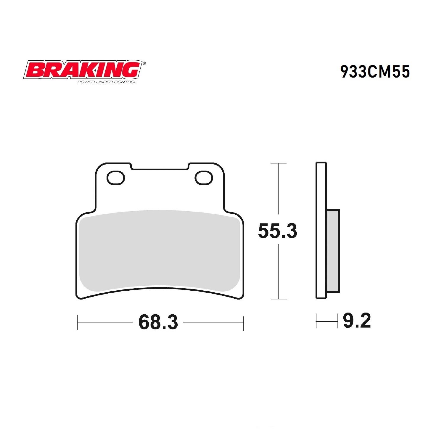 XCITING%20400%20%20APRILIA%20RS%20125%20%20%20%20750%20SHIVER%20%20%20%20850%20MANA%20%20%20%20900%20DORSODURO%20%20%20900%20SHIVER%20%20%20%20%20BRAKING%20933CM55%20SİNTERLİ%20(ÖN)%20FREN%20BALATASI