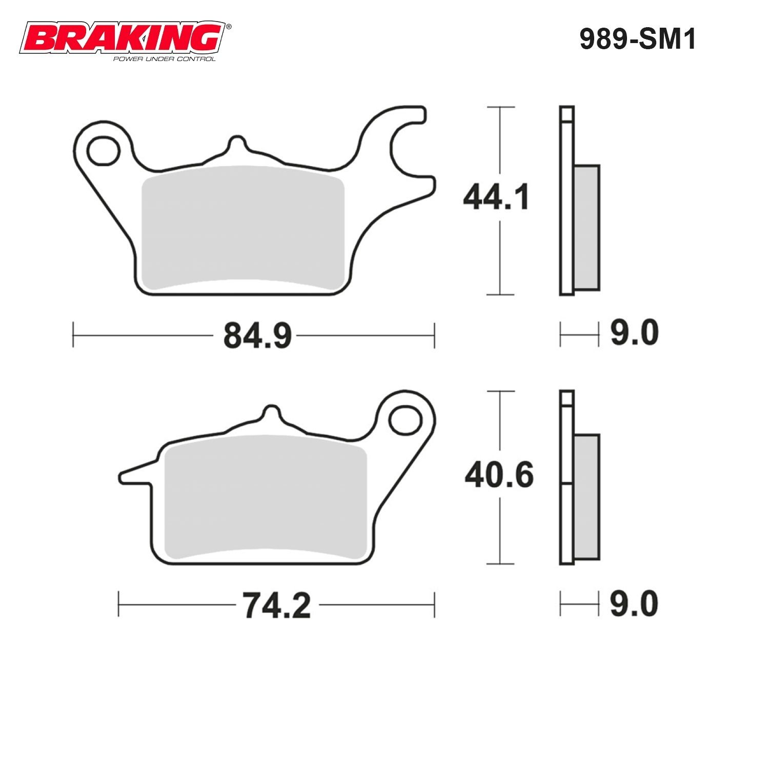 TRICITY%20125/155/300%20%20BRAKING%20989SM1%20YARI%20METALİK%20(ÖN)%20FREN%20BALATASI