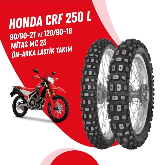 HONDA%20CRF%20250%20L%20MİTAS%20MC-23%20ÖN/ARKA%20(LASTİK%20TAKIMI)