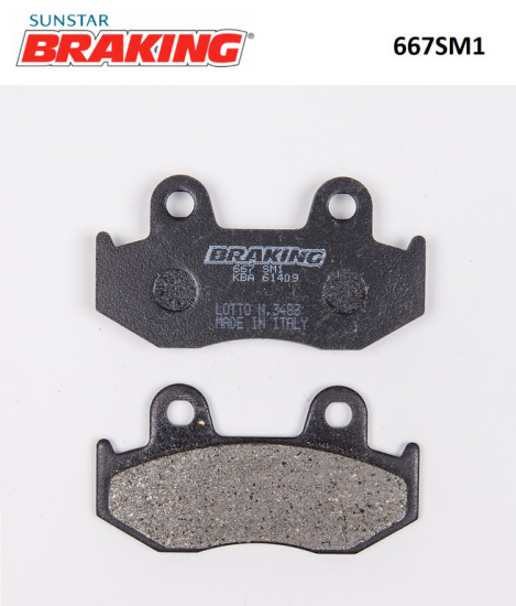 PS 150    SH 150   DYLAN  150   Braking 667SM1 YARI METALİK (ÖN)FREN BALATASI