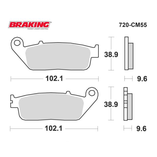 FORZA 250  CBR 250 R   DAELIM S3 250    CB 500 F    CBR 500 R   CB 650 F   CBR 650 F   INTEGRA 750    NC S 750  NC X 750   KYMCO  XCITING 250    DOWNTOWN 300    SUZUKI INTRUDER VL CT  1500  BRAKING 72