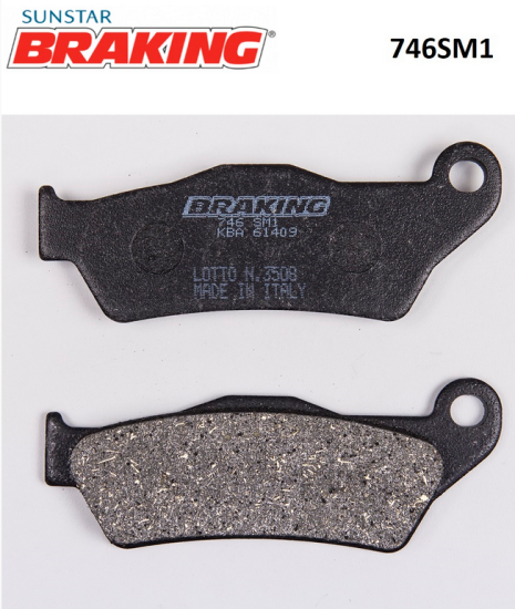  TENERE  660/700   CF MOTO CLX 700  PULSAR NS 200    DOMINAR 400   BMW 1200 R NINE T    HARLEY DAVIDSON STREET 750        BRAKING 746SM1 YARI METALİK (ÖN) FREN BALATASITREET 750        BRAKING 746SM1 