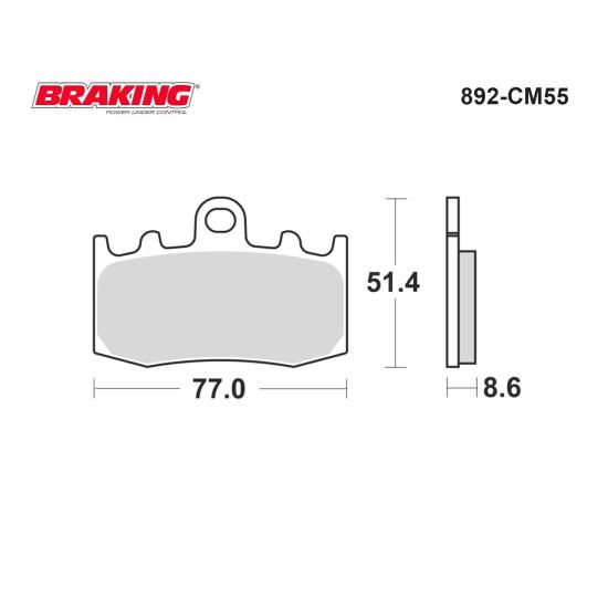 R 1200 GS/ADV/RALLY    K 1200 S/RS/R    K 1200 GT ABS  K 1300 S   K 1300 GT     R 1200 ST/RT        BRAKING 892CM55 SİNTERLİ (ÖN) FREN BALATASI