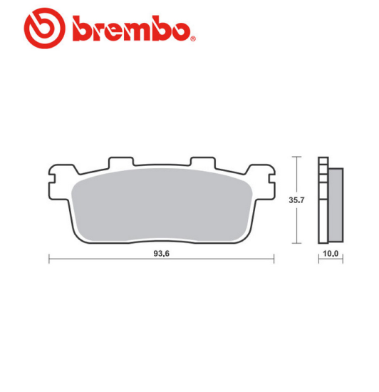 X-MAX 400 XCTİNG 250/300 PEOPLE S 200 PEOPLE GTI 200/300 ABS   DOWNTOWN 350  (BREMBO 07069) KARBON SERAMİK FREN BALATASI