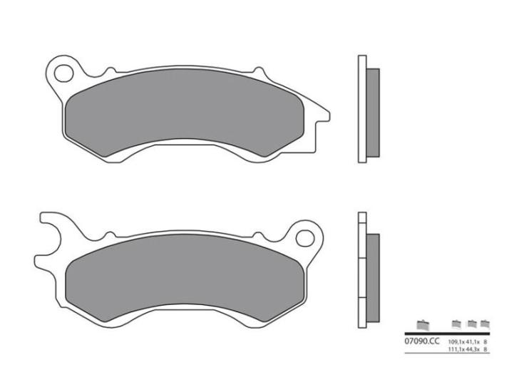 PCX 125-150  (BREMBO 07090) KARBON SERAMİK  FREN BALATASI