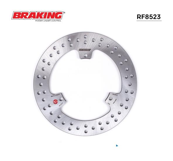 XMAX 250 (ABS YOK)   XMAX 125   (BRAKING RF8523) YUVARLAK ARKA FREN DİSKİ (ÜÇ DELİKLİ)