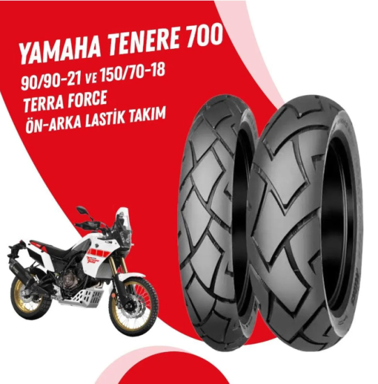 YAMAHA TENERE 700 MİTAS TERRA FORCE ÖN/ARKA (LASTİK TAKIMI) 