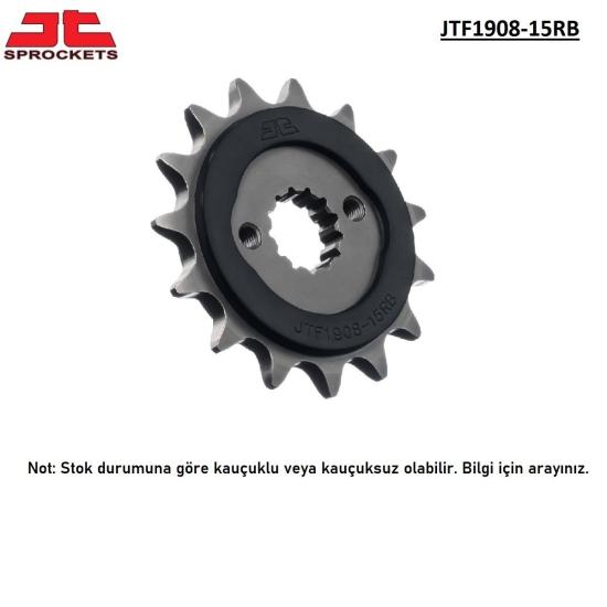 DOMINAR 400  SVARTPILEN 401    DUKE/RC 250    390 ADVENTURE    390 DUKE   390 RC  JT JTF1908-15 ÖN DİŞLİ (KAUÇUKLU)