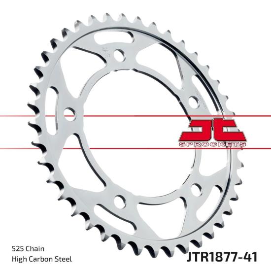 CBF 500   CB 600F HORNET  CBF 600   CBR 600F  CB 650R   CBR 650F   SHADOW 750    YAMAHA  R1/M  JT JTR1877-41 ARKA DİŞLİ