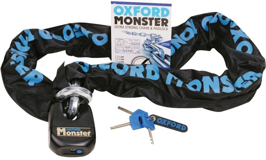 OXFORD MONSTER MOTOSİKLET ZİNCİR KİLİT (1.5M X 14MM)