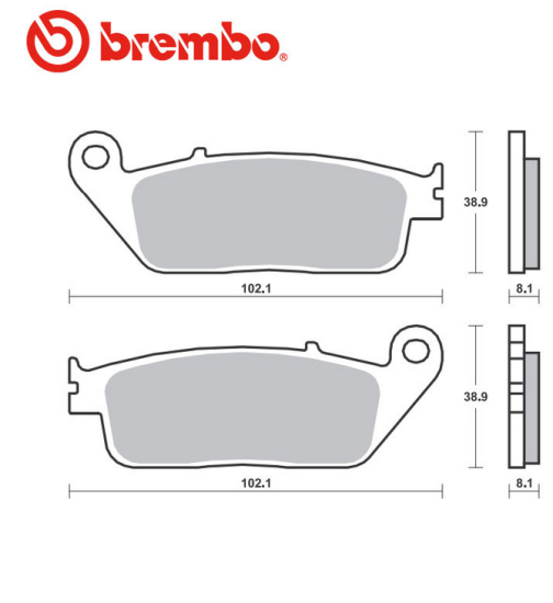 FORZA 250  INTEGRA 750  NC S 750  NC X 750  CBR 250R  CBR 500R  CBF 500   CBR 650F  CBF 650  CB 500F (BREMBO 07074) FREN BALATASI